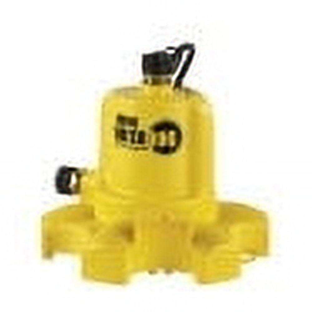 Wayne Yellow Thermoplastic Submersible Utility Pump 1/6 HP