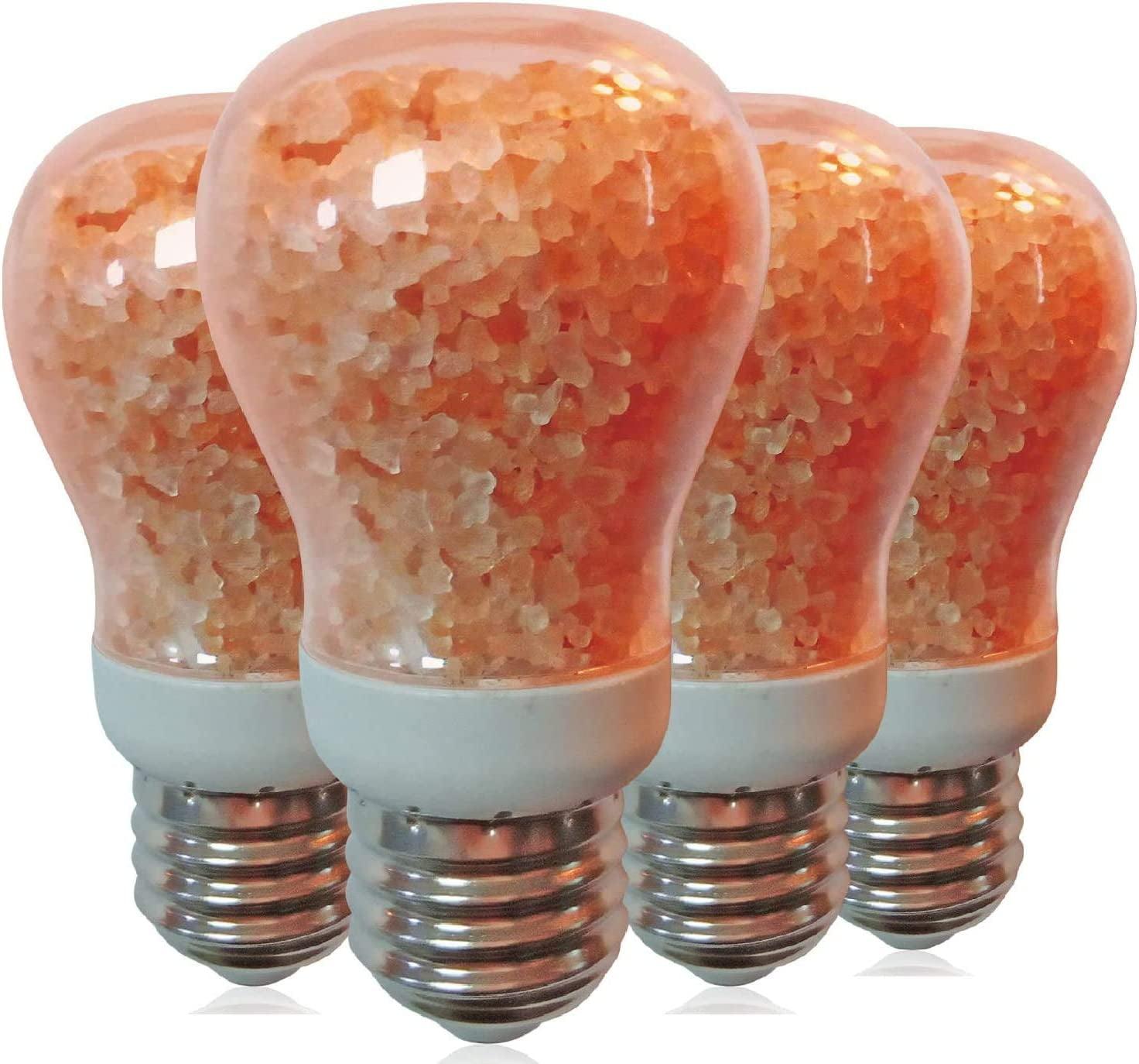 WBM LLC 1651B-4PK-01 Himalayan Glow 40 Watt Equivalent E26/Medium (Standard) Light Bulb (Set of 4)