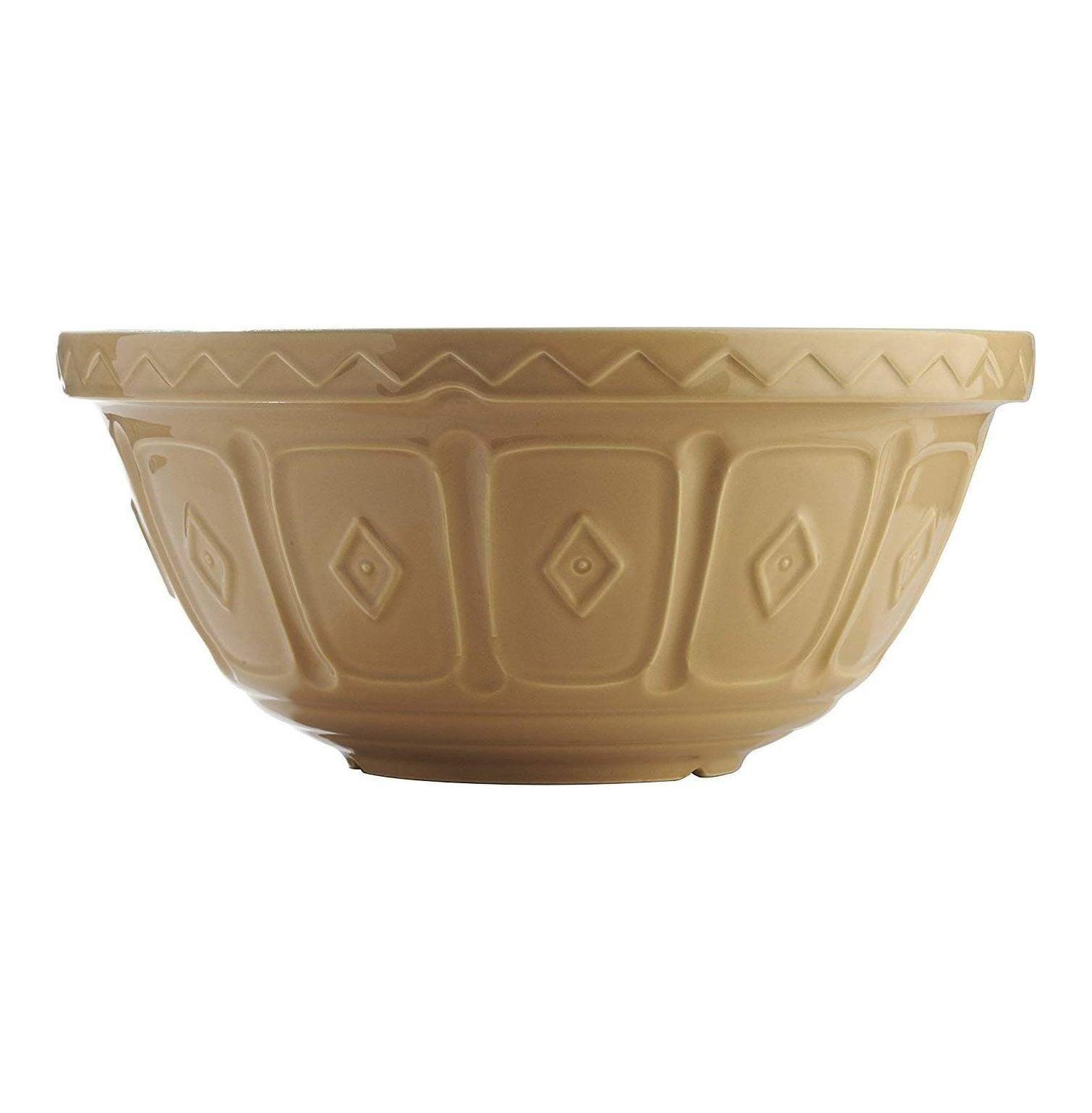 Cane Earthenware Mixing Bowl