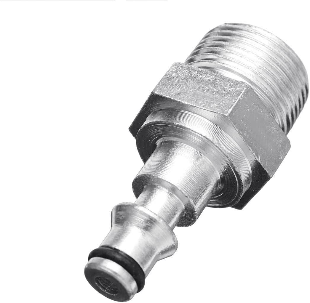 Silver Alloy Quick Connection Pressure Washer Hose Adapter