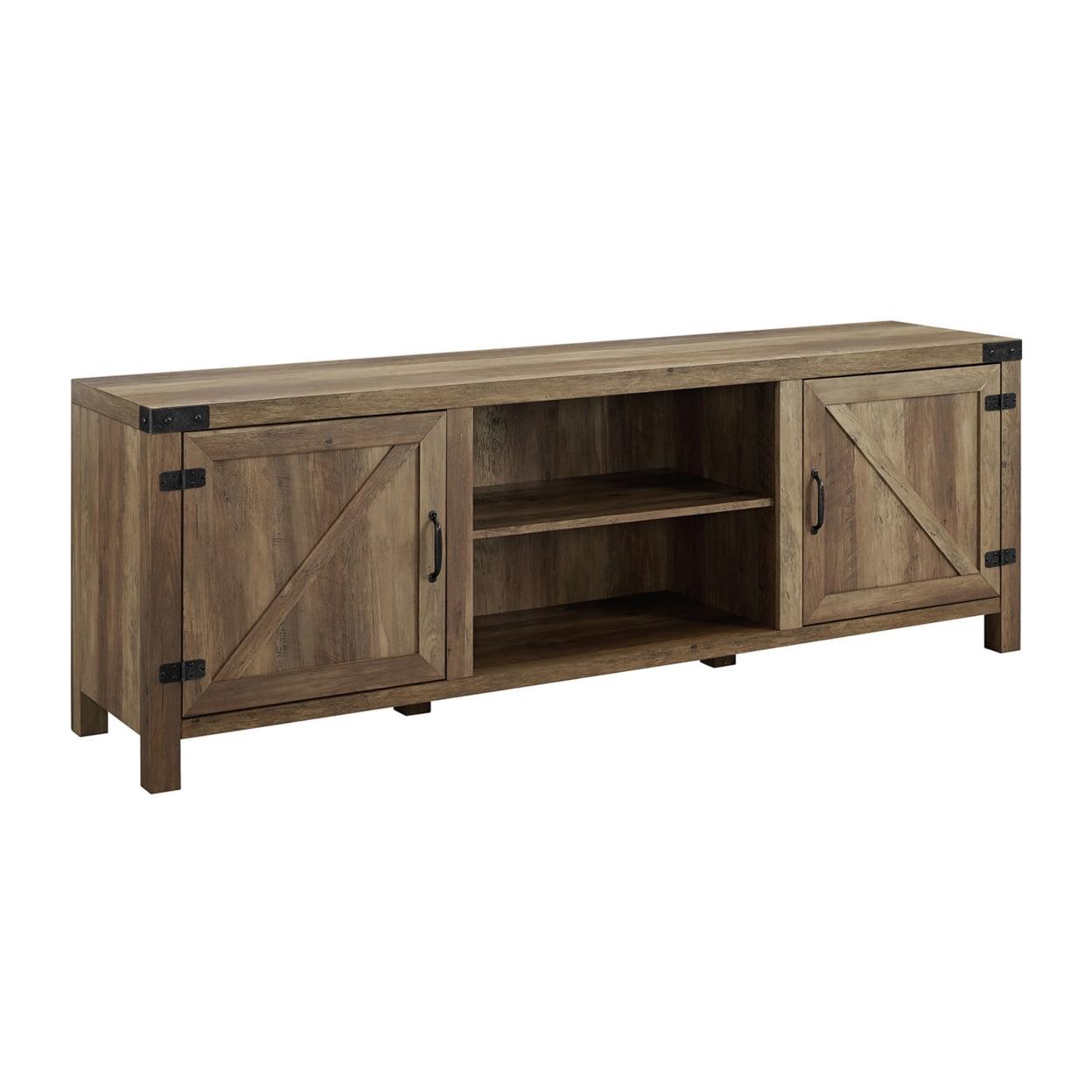 WE Furniture 70" Modern Farmhouse Styled TV Stand