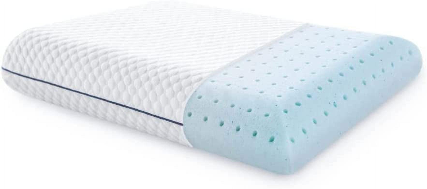 Queen Size Gel Memory Foam Cooling Pillow with Washable Cover