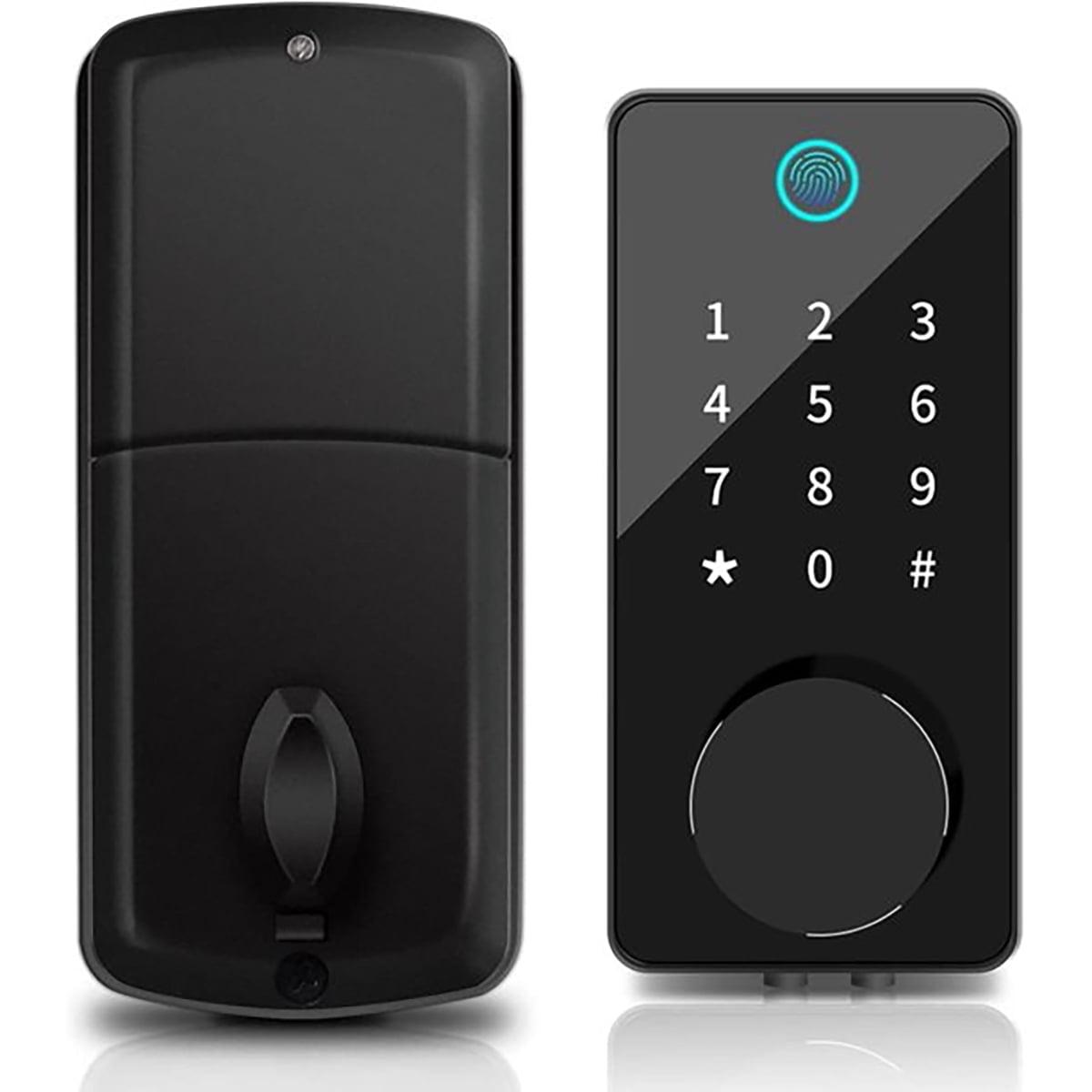 WEILAILIFE Smart Lock Keyless Entry Fingerprint Home Door, WEILAILIFE Touchscreen Keypad with APP Control, Phone, Passcode Bluetooth Door Lock for Hotel Apartment .