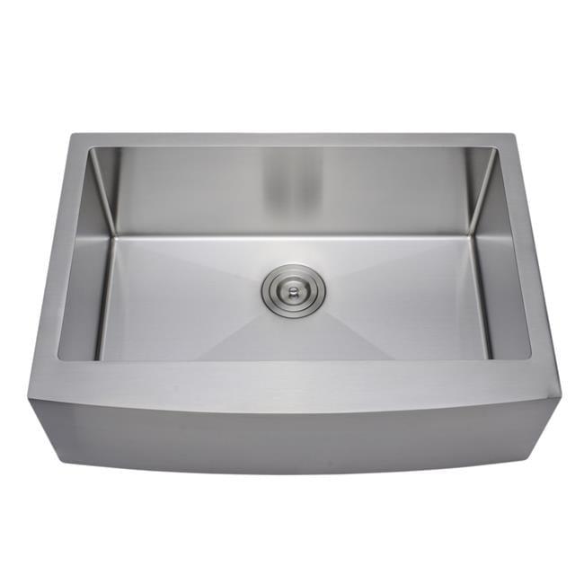 Wells Sinkware NCU3021-10-AAP New Chef’s 29.75'' L Farmhouse / Apron Single Bowl Stainless Steel Kitchen Sink