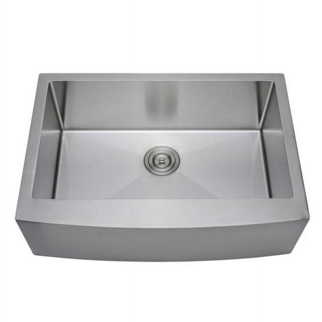 Wells Sinkware NCU3021-10-AAP New Chef’s 29.75'' L Farmhouse / Apron Single Bowl Stainless Steel Kitchen Sink