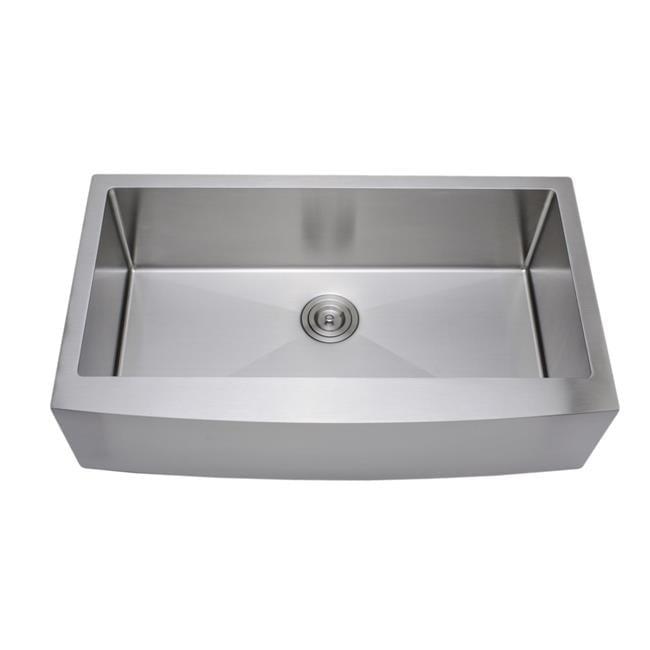 New Chef’s 35.88'' L Drop-In Single Bowl Stainless Steel Kitchen Sink