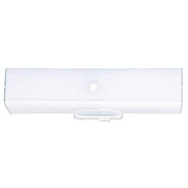 Westinghouse White 2 lights Incandescent Bathroom Channel Fixture Wall Mount