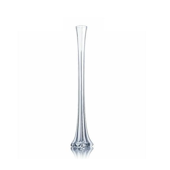 87187 24 in. Tower Vase, Clear