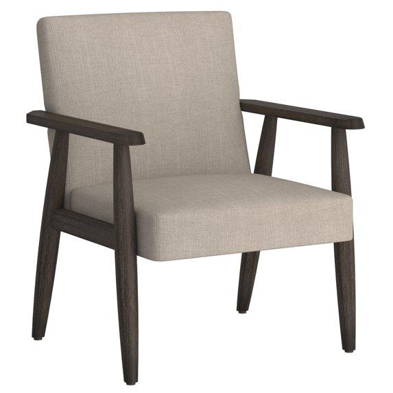 Worldwide Home Furnishings 403-588BG Huxly Accent Chair - Beige & Weathered Brown