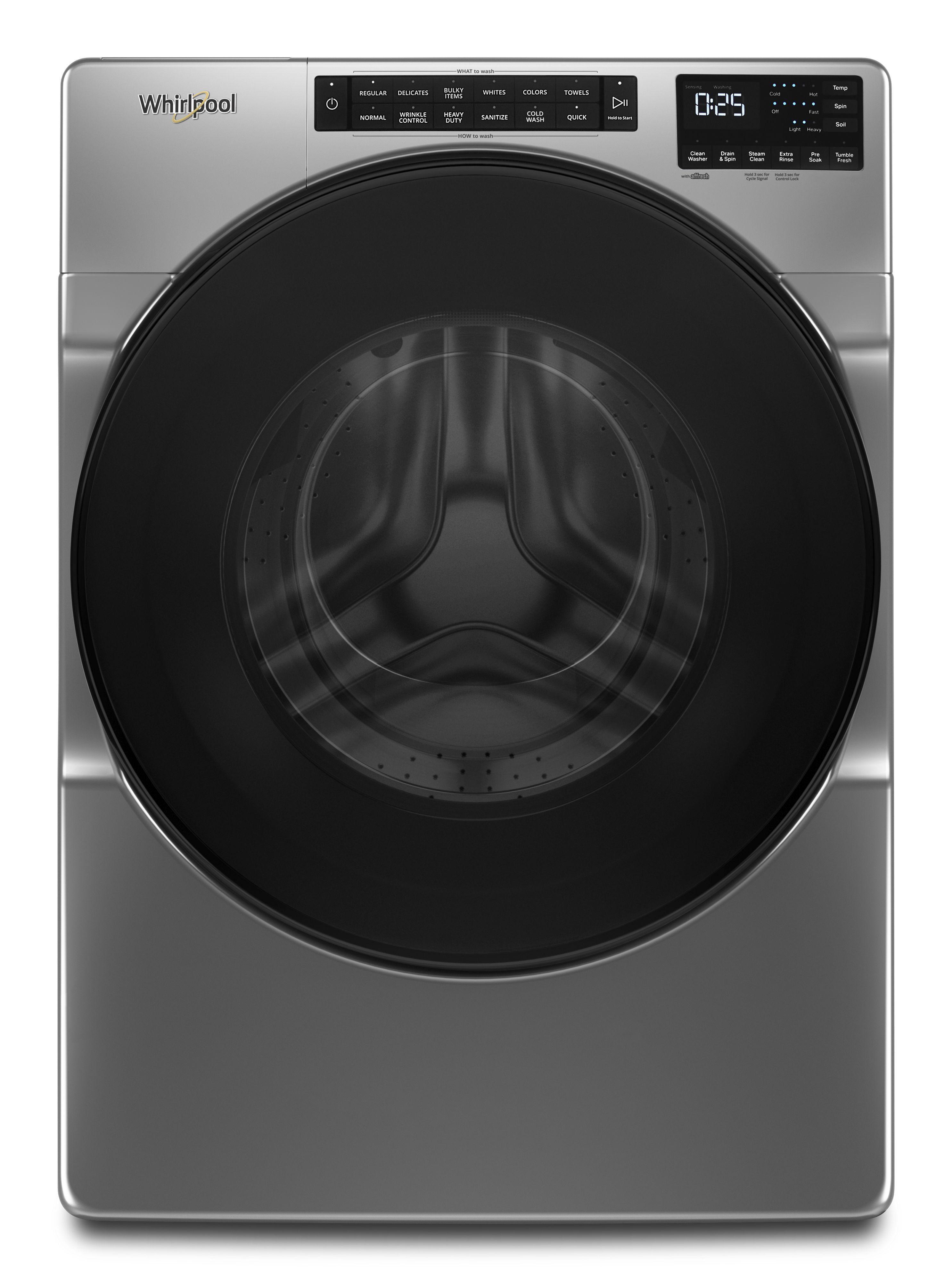 Whirlpool 5.0 Cu. Ft. Chrome Shadow Front Load Washer