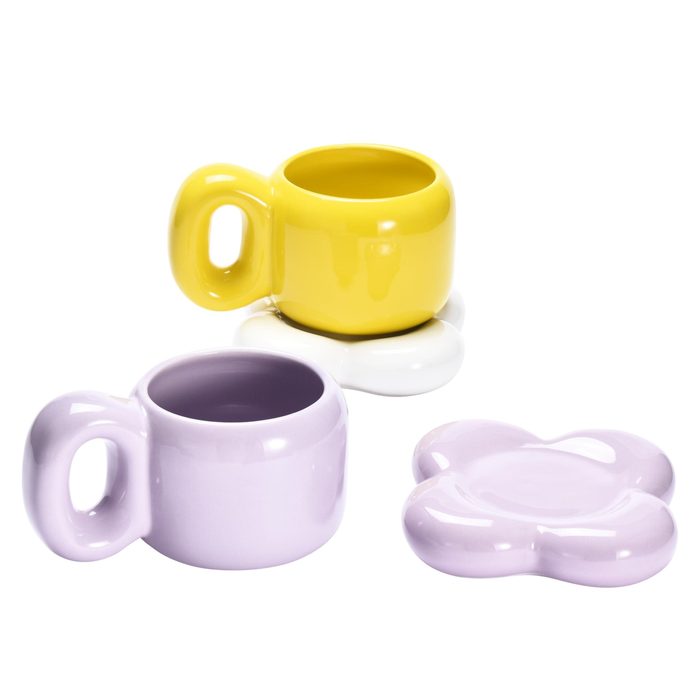 WHOLE HOUSEWARES Ceramic Coffee Mug - 2 Pieces