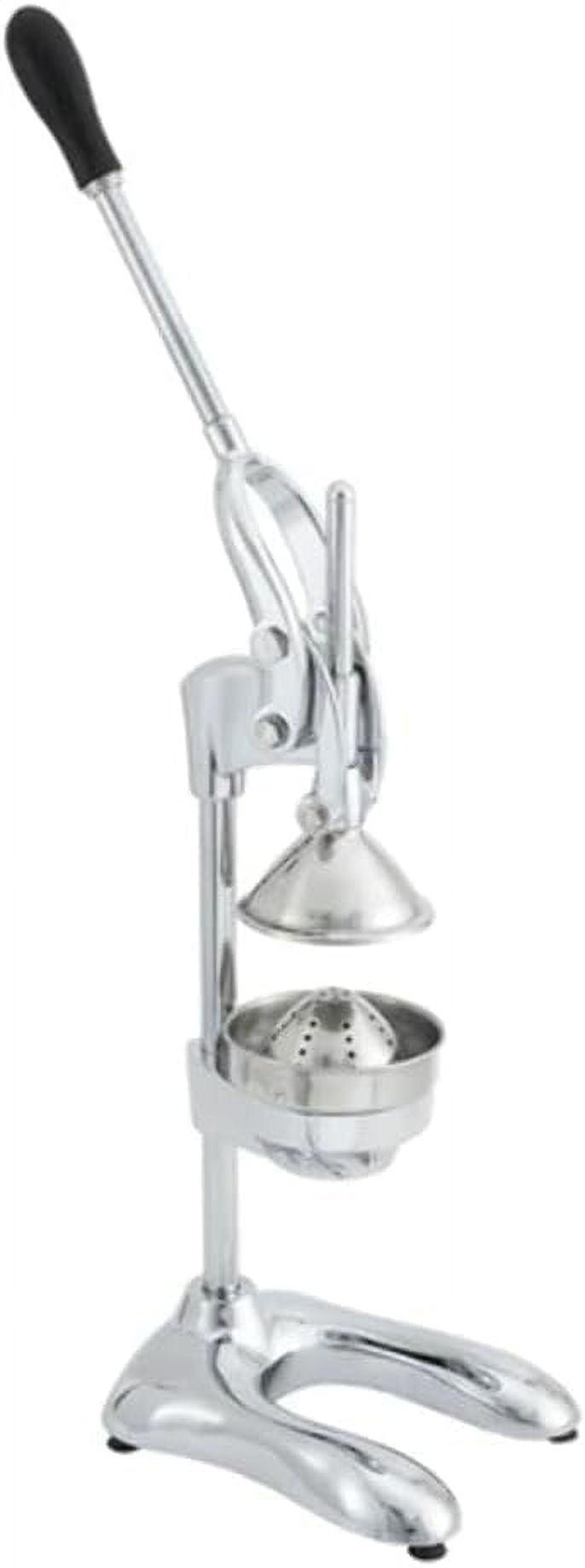 Heavy-Duty Stainless Steel Manual Citrus Juicer with Rubber Grip