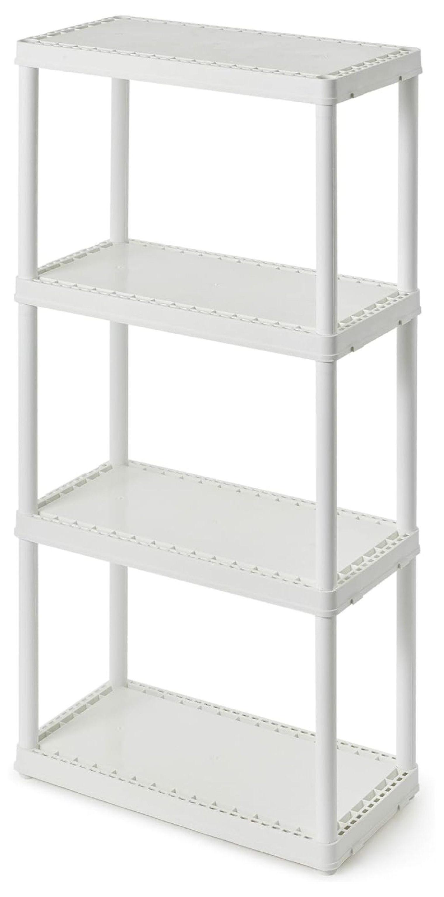 White 4-Shelf Kids Storage Organizer