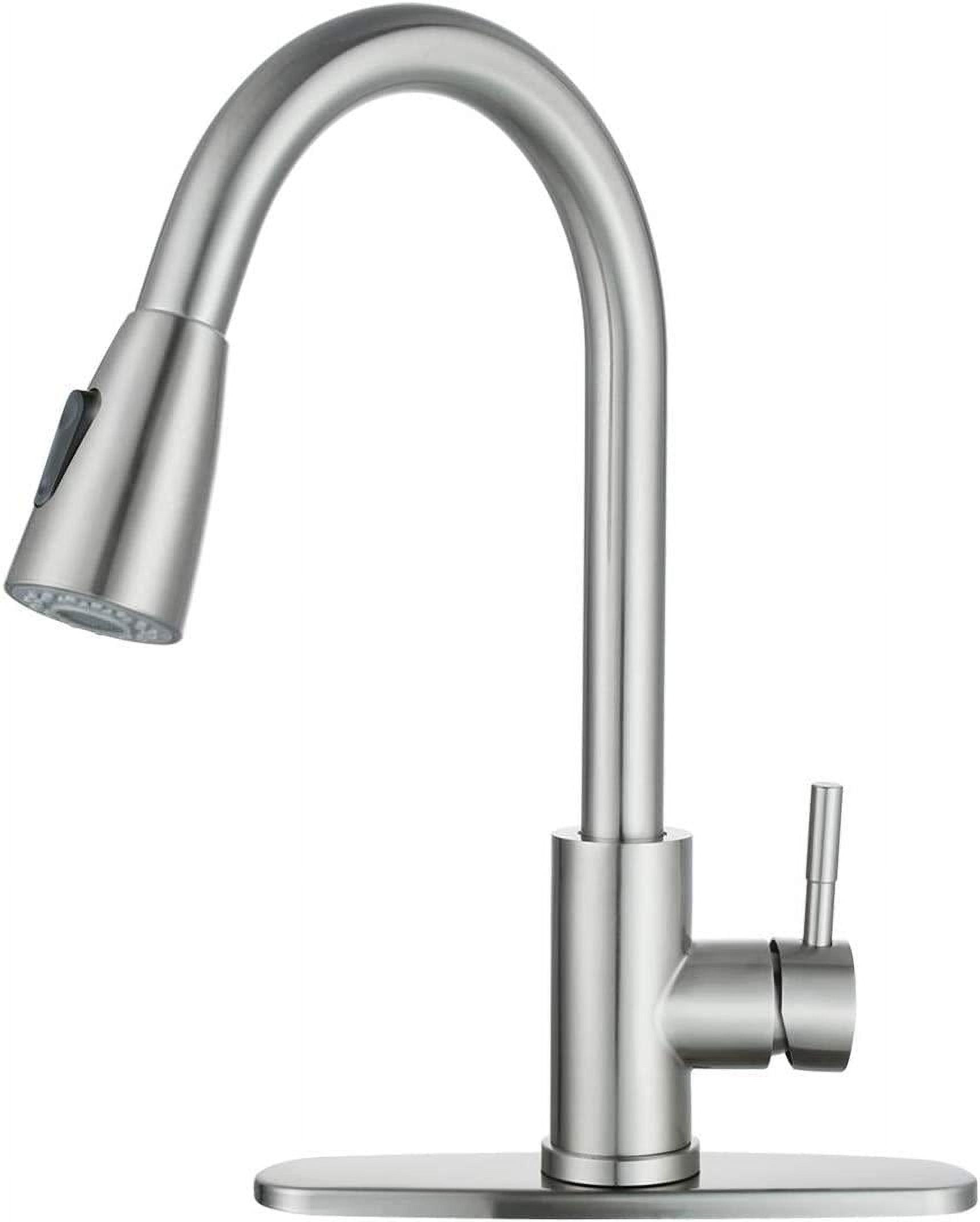 High Arc Pull Down Kitchen Faucet with Sprayer