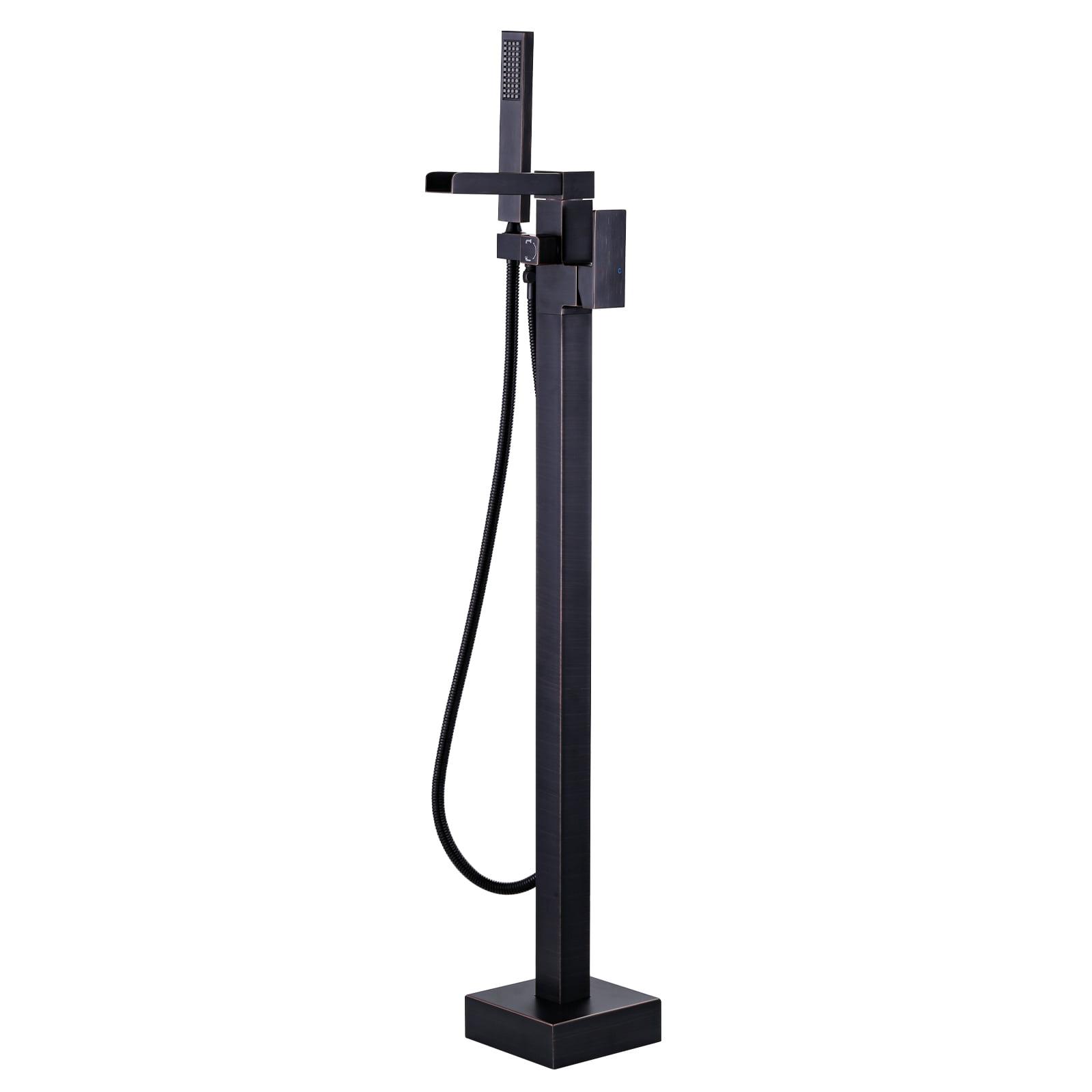 Floor Tub Spout With Diverter In Oil Rubbed Bronze