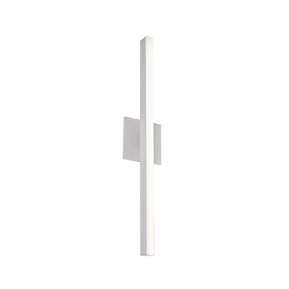 Vega Brushed Nickel Slim LED Wall Sconce 22.88"