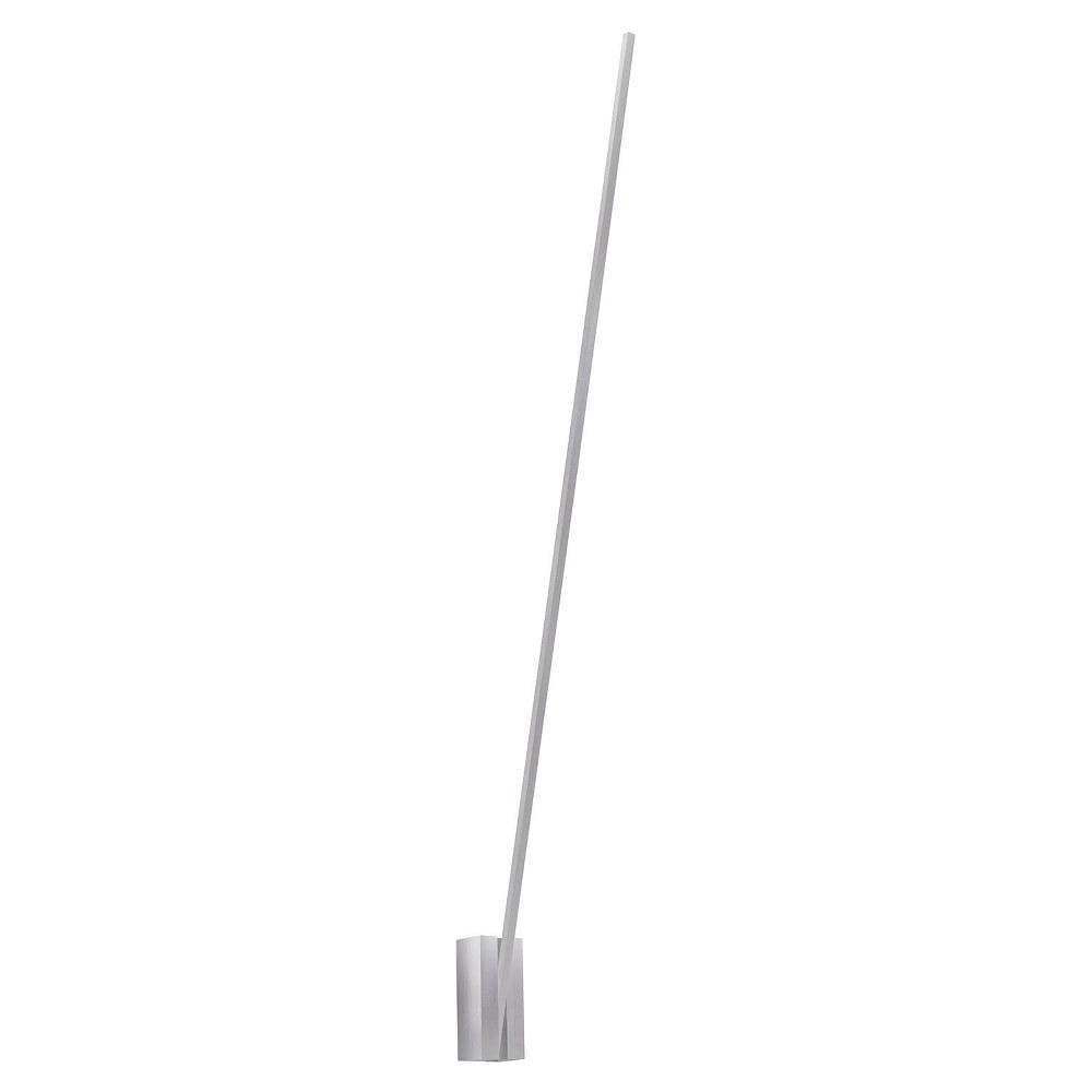 Elegant Brushed Nickel Dimmable LED Wall Sconce, 59" Height