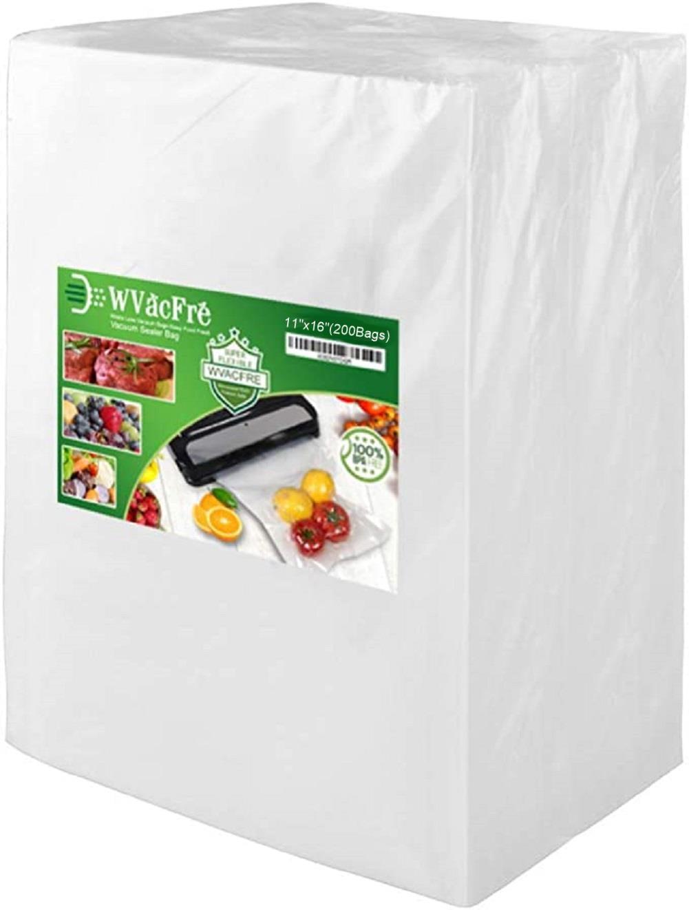 200 Count 11x16 Inch BPA-Free Vacuum Sealer Bags