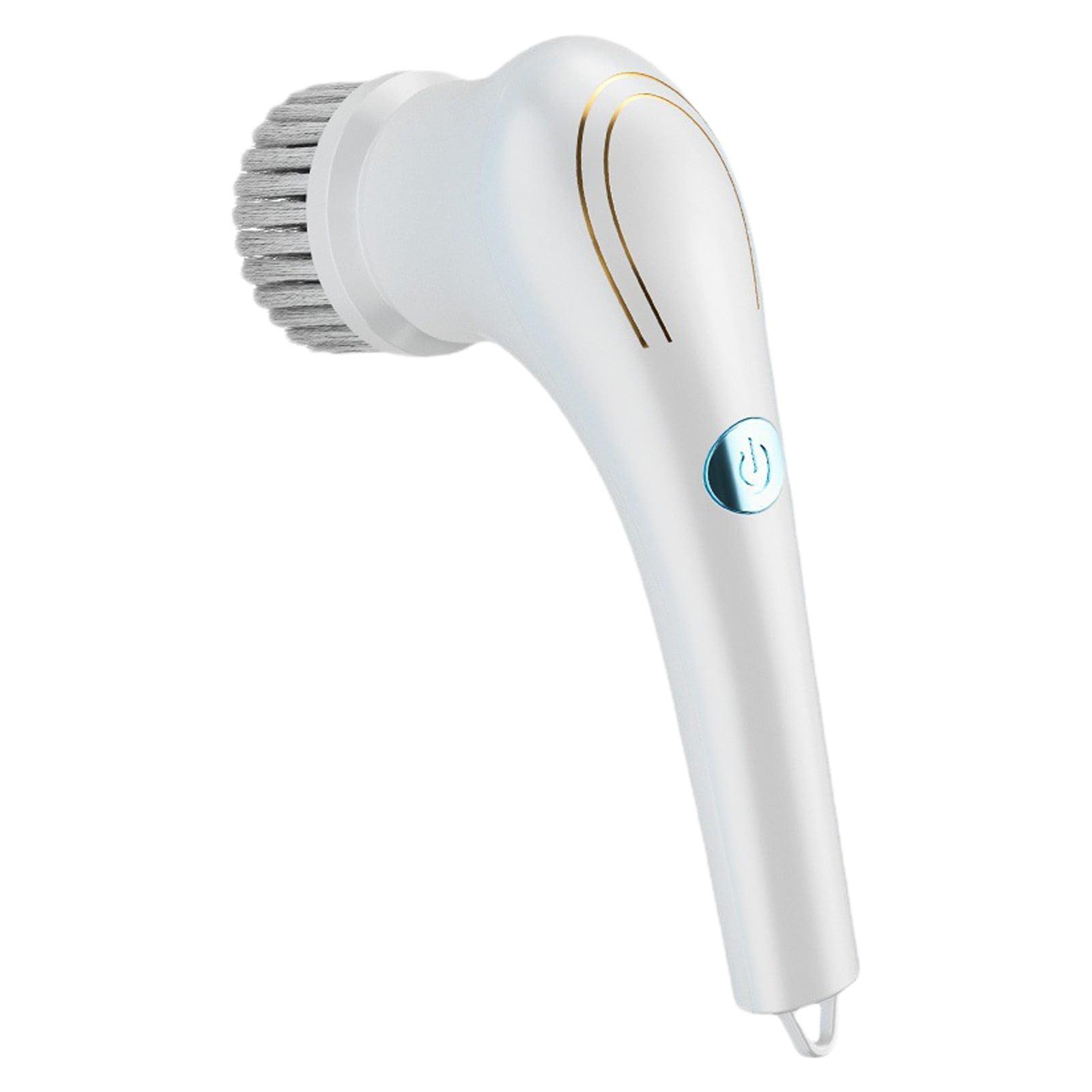 WYQLFSB Cordless Electric Spin Scrubberwith 5 Replaceable Heads Multifunctional Automatic Telescopic Handheld Cordless Clean Brush Smart Floor Scrubber Mop Electric Cleaning Brush