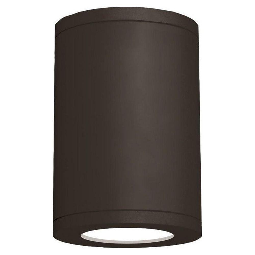 Wac Lighting Ds-Cd05-F Tube Architectural 7" Tall Led Outdoor Flush Mount Ceiling Fixture