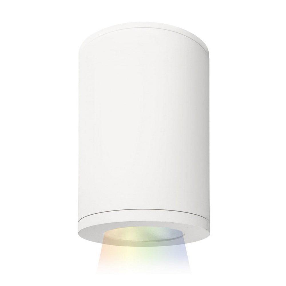Elysian White LED Indoor/Outdoor Flush Mount with Color Changing Technology