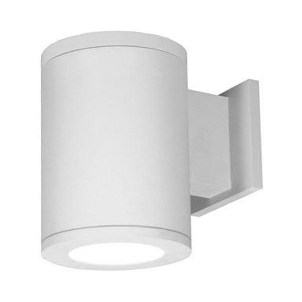 White Aluminum Dimmable Cylinder LED Wall Sconce