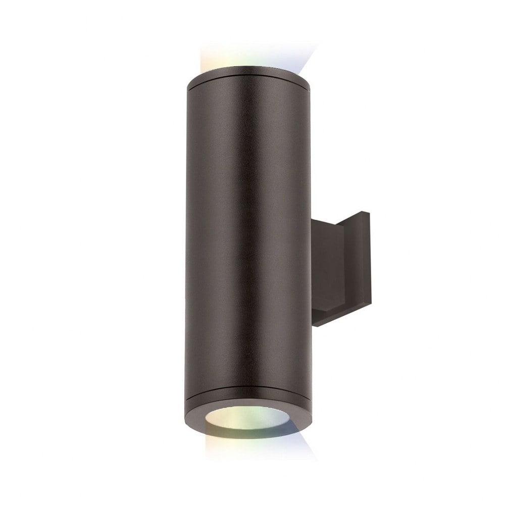 Bronze Dimmable Cylinder LED Outdoor Wall Sconce