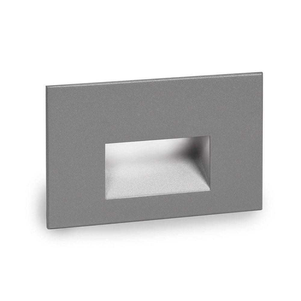 Wac Lighting Wl-Led100f Ledme 5" Wide Led Step And Wall Light - Graphite / Blue Lens