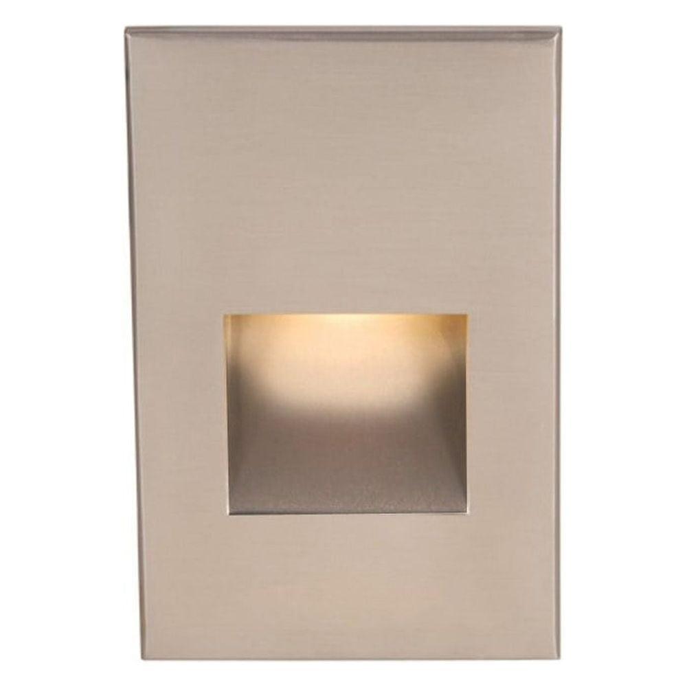 Wac Lighting Wl-Led200 Ledme 5" Tall Led Step And Wall Light - Brushed Nickel / Blue Lens