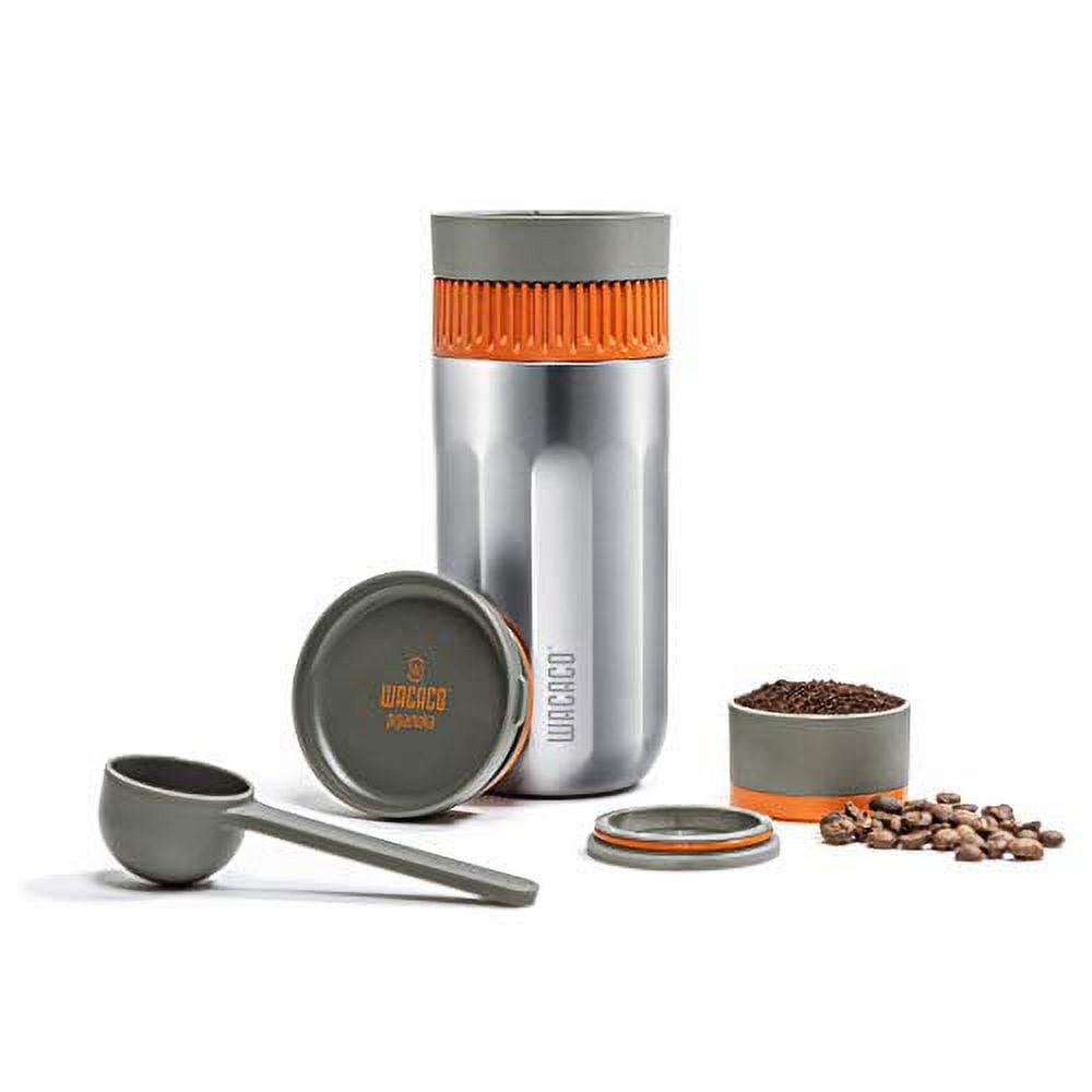 Pipamoka Compact Stainless Steel French Press for Travel, 236ml