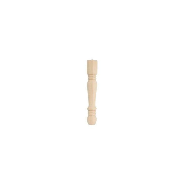 Waddell 6 in. H Traditional Pine Table Leg