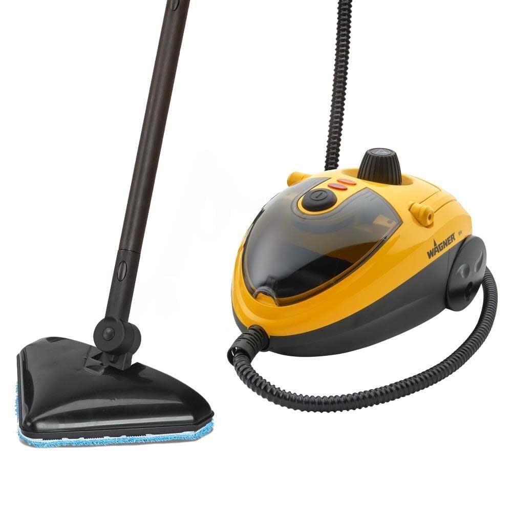 Wagner 925e Elite Steam Cleaner with 20 Accessories: Electric Floor Steamer, Multipurpose, Lightweight, Yellow