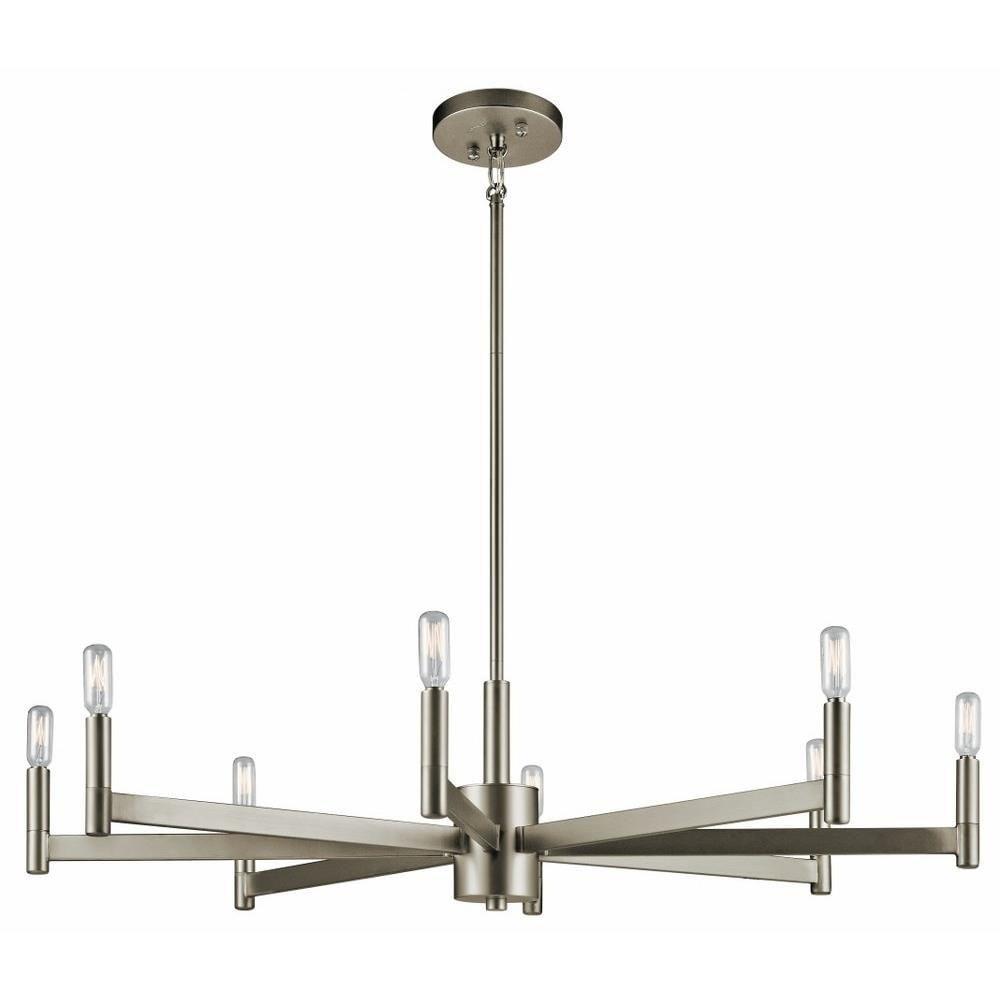 Kichler Lighting Erzo 8 - Light Chandelier in  Satin Nickel