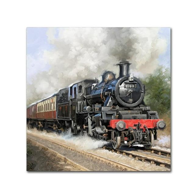 The Macneil Studio 'Steam train Square' Canvas Art