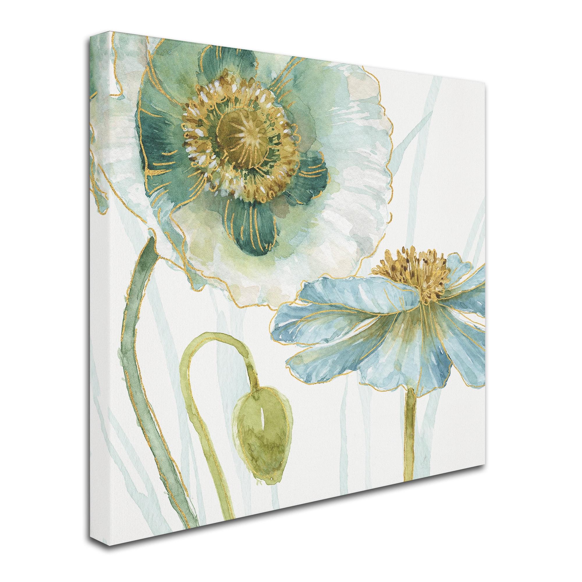 Trademark Fine Art -Lisa Audit 'My Greenhouse Flowers V' Canvas Art