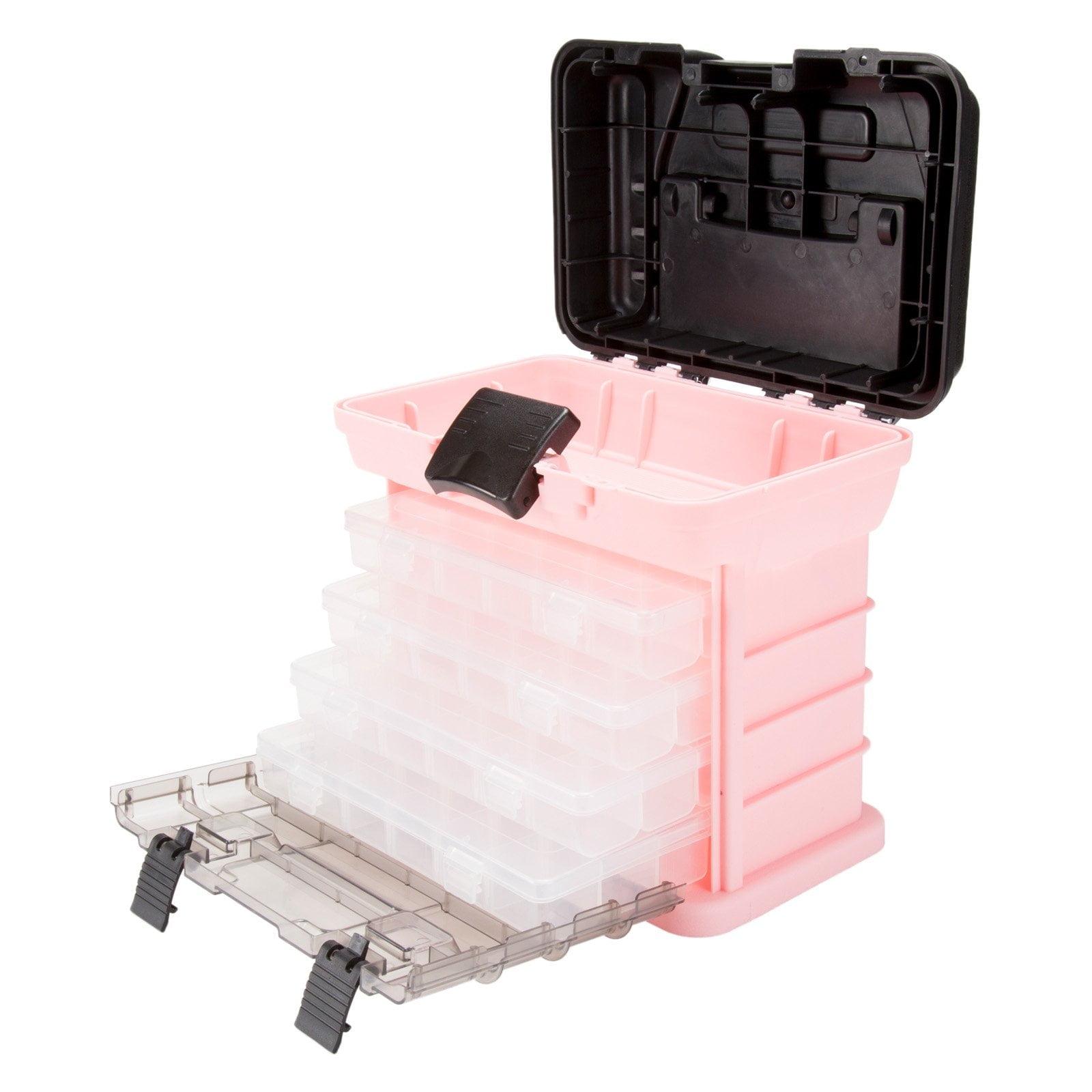 Stalwart Stalwart Portable Tool Box - Small Parts Organizer and Customizable Compartment for Hardware, Crafts