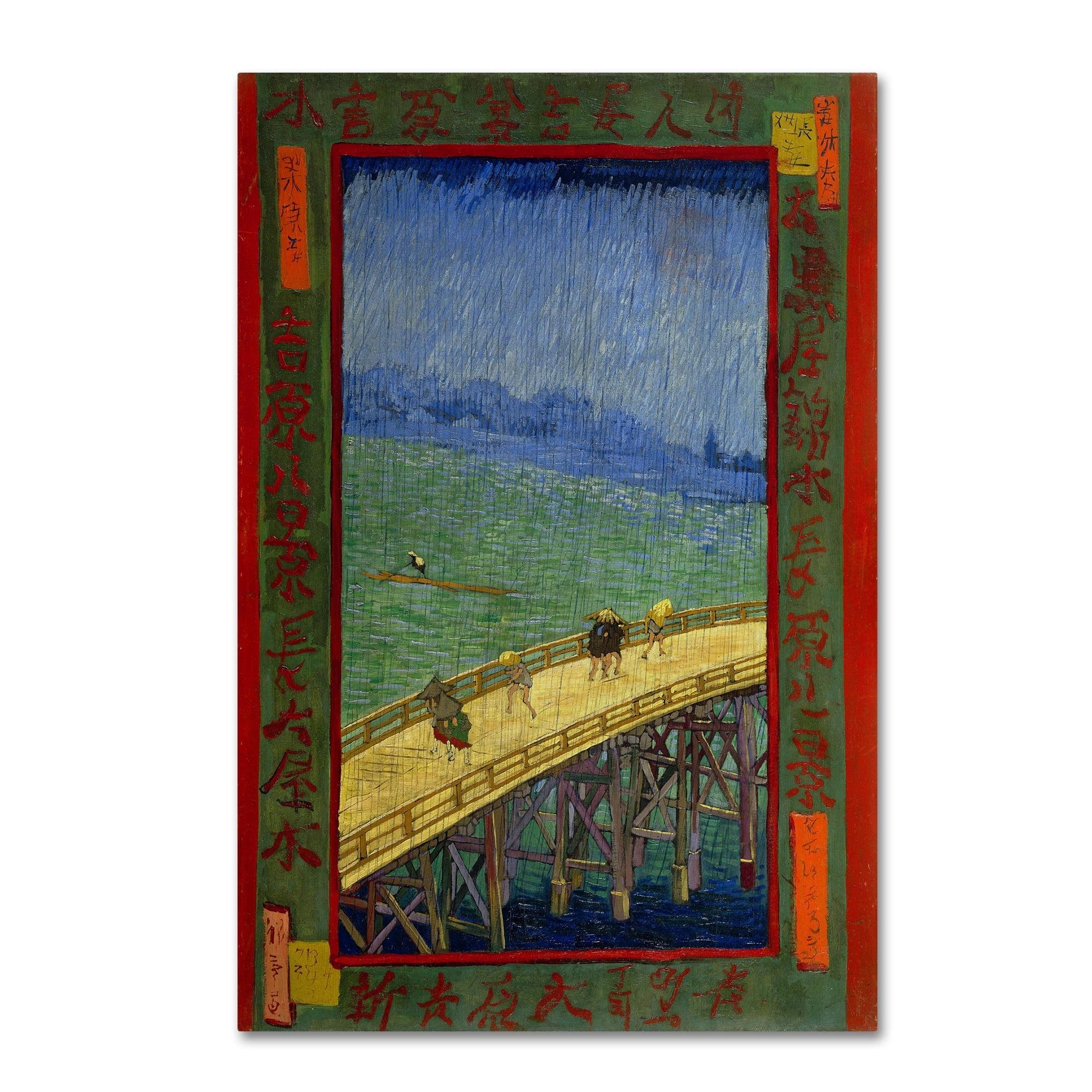 Vault W Artwork " Bridge In The Rain After Hiroshige " by Vincent Van Gogh