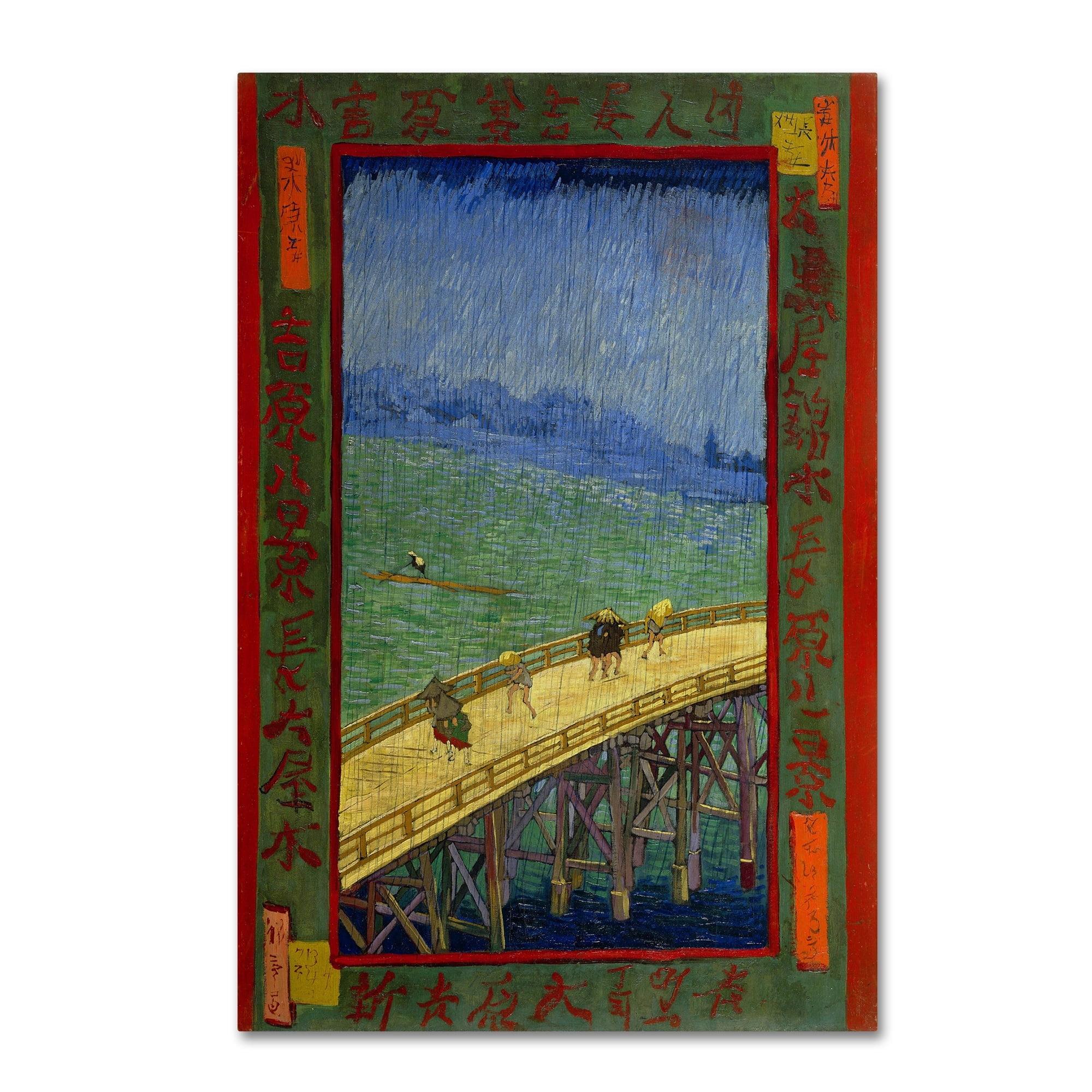 Vault W Artwork " Bridge In The Rain After Hiroshige " by Vincent Van Gogh