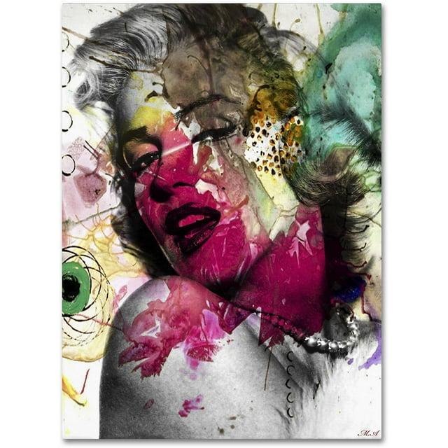 Trademark Fine Art " Marilyn Monroe II " by Mark Ashkenazi