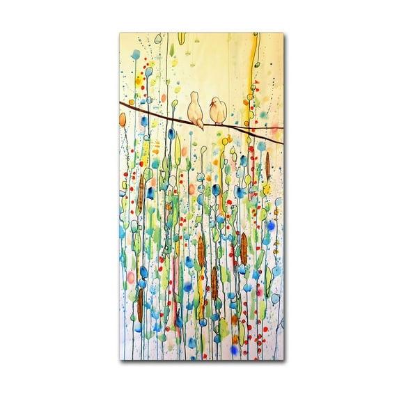 Trademark Fine Art -Sylvie Demers 'Toi Et Moi' Canvas Art - 16''x32''