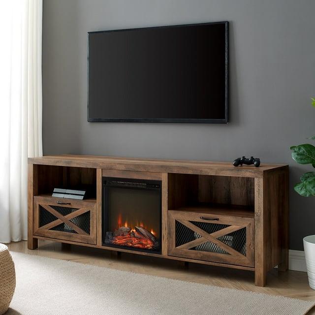 Tansey 70" Media Console with Electric Fireplace