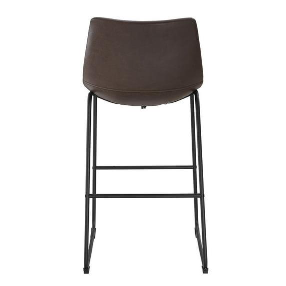 Keighley Upholstered 24.25'' Counter Stool with Metal Frame Jalasha (Set of 2)