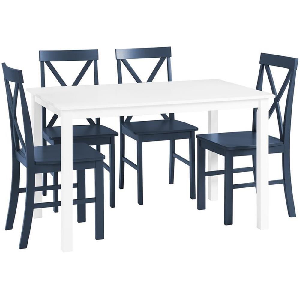 5pc Contemporary Transitional Dining Set - Saracina Home