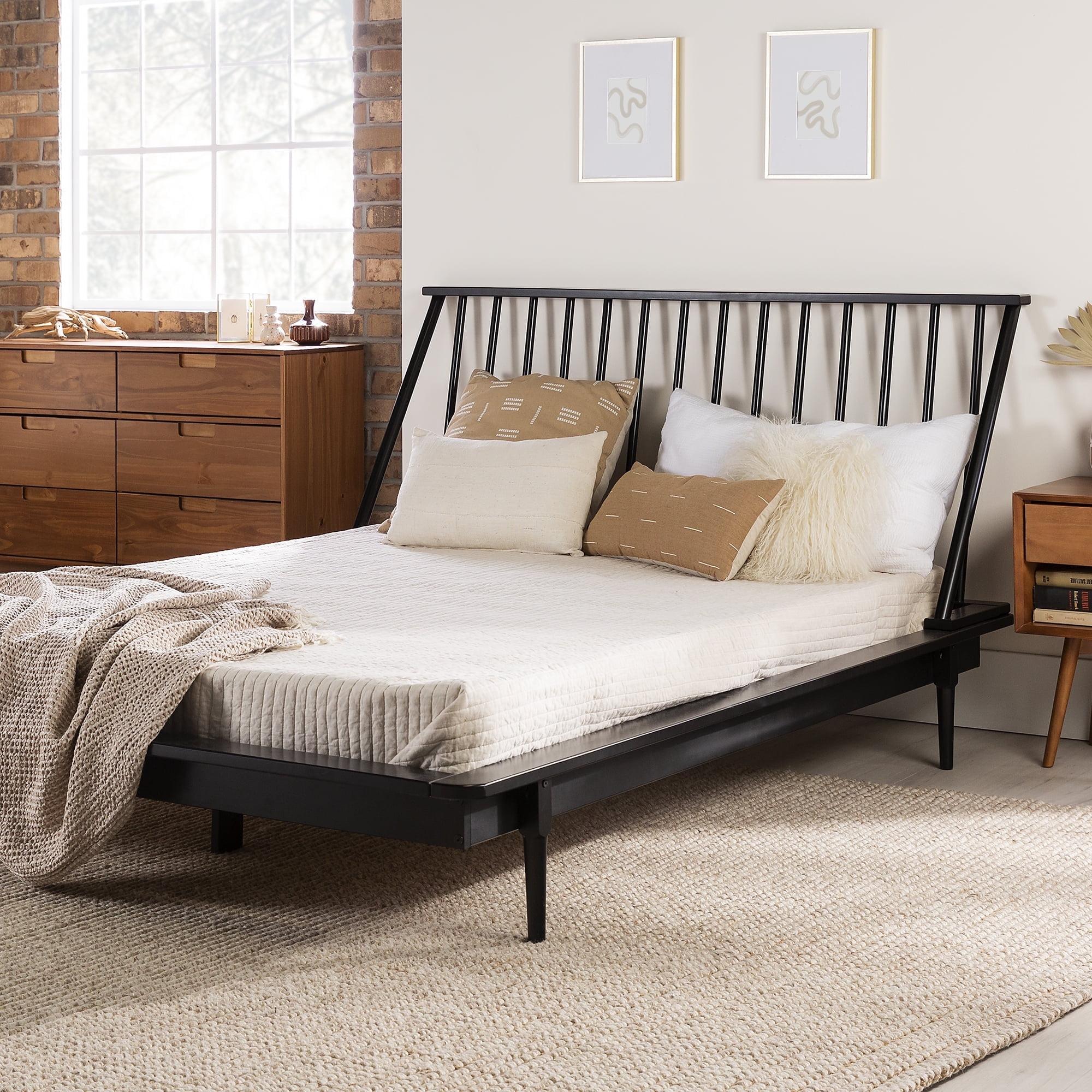 Henline Solid Wood Platform Spindle Bed