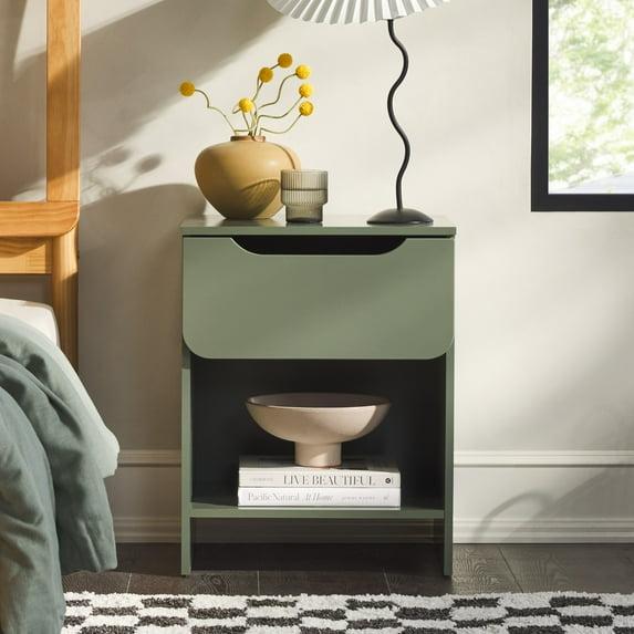 Ebern Designs Jaqualine 1-Drawer Nightstand with Storage Cubby