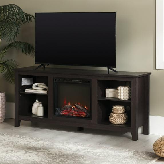 Walker Edison Traditional Fireplace TV Stand for TVs up to 64" - Espresso