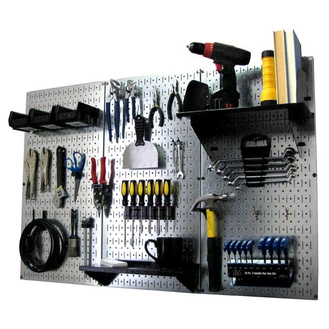 Pegboard Standard Tool Storage 32" H x 48" W Kit