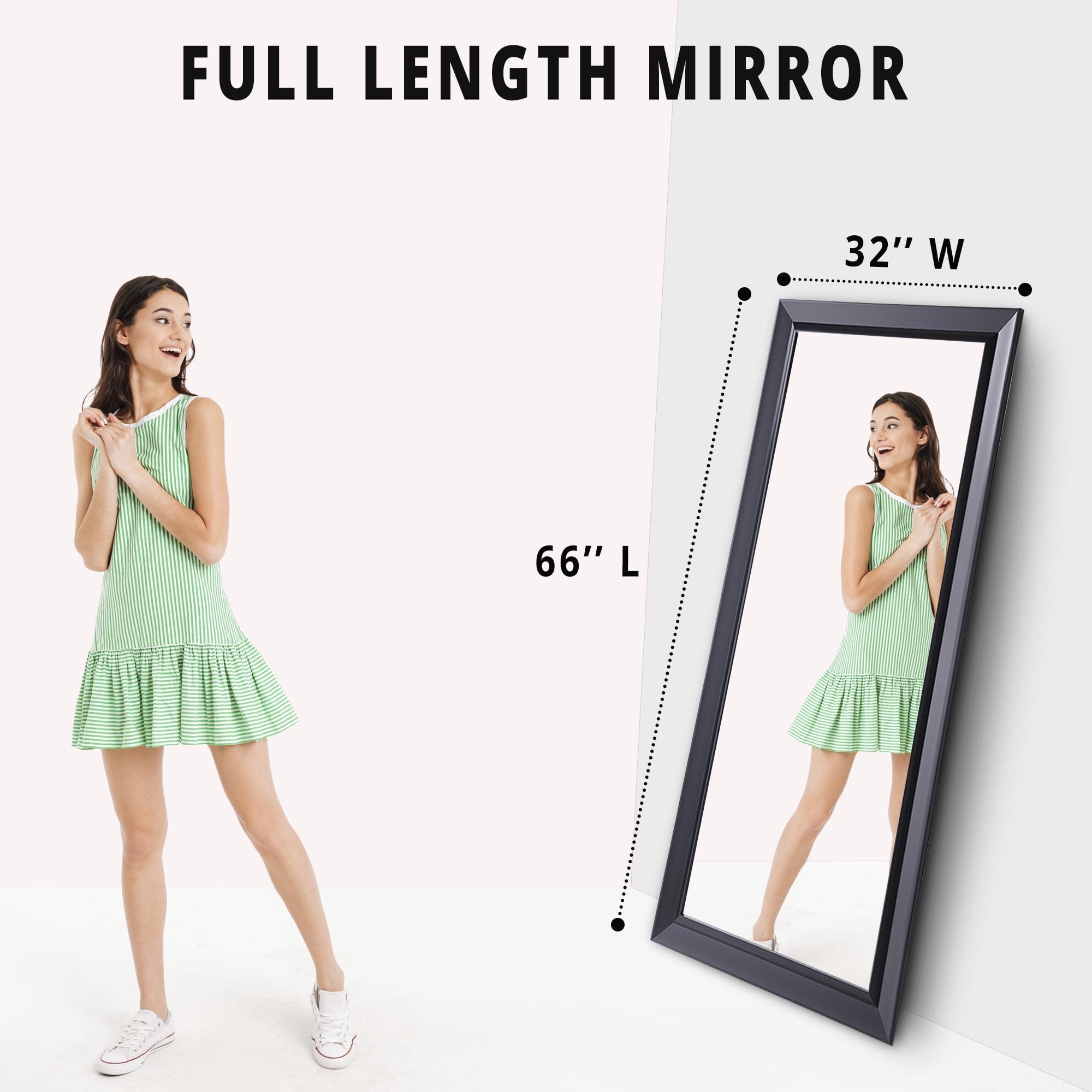 Red Barrel Studio® Chappell Beveled Full Length Huge Floor Mirror XL Mirror Large Standing Silver Floor Mirror