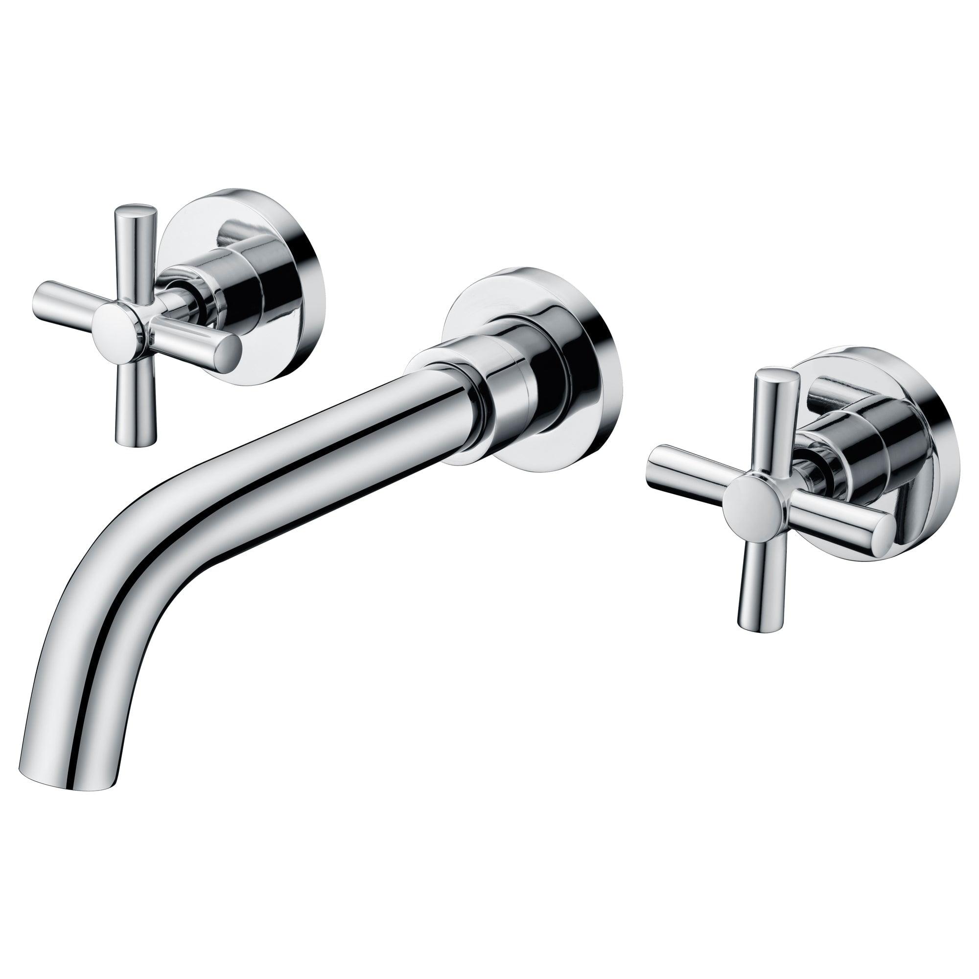 Wall Mounted 2-handle Bathroom Faucet