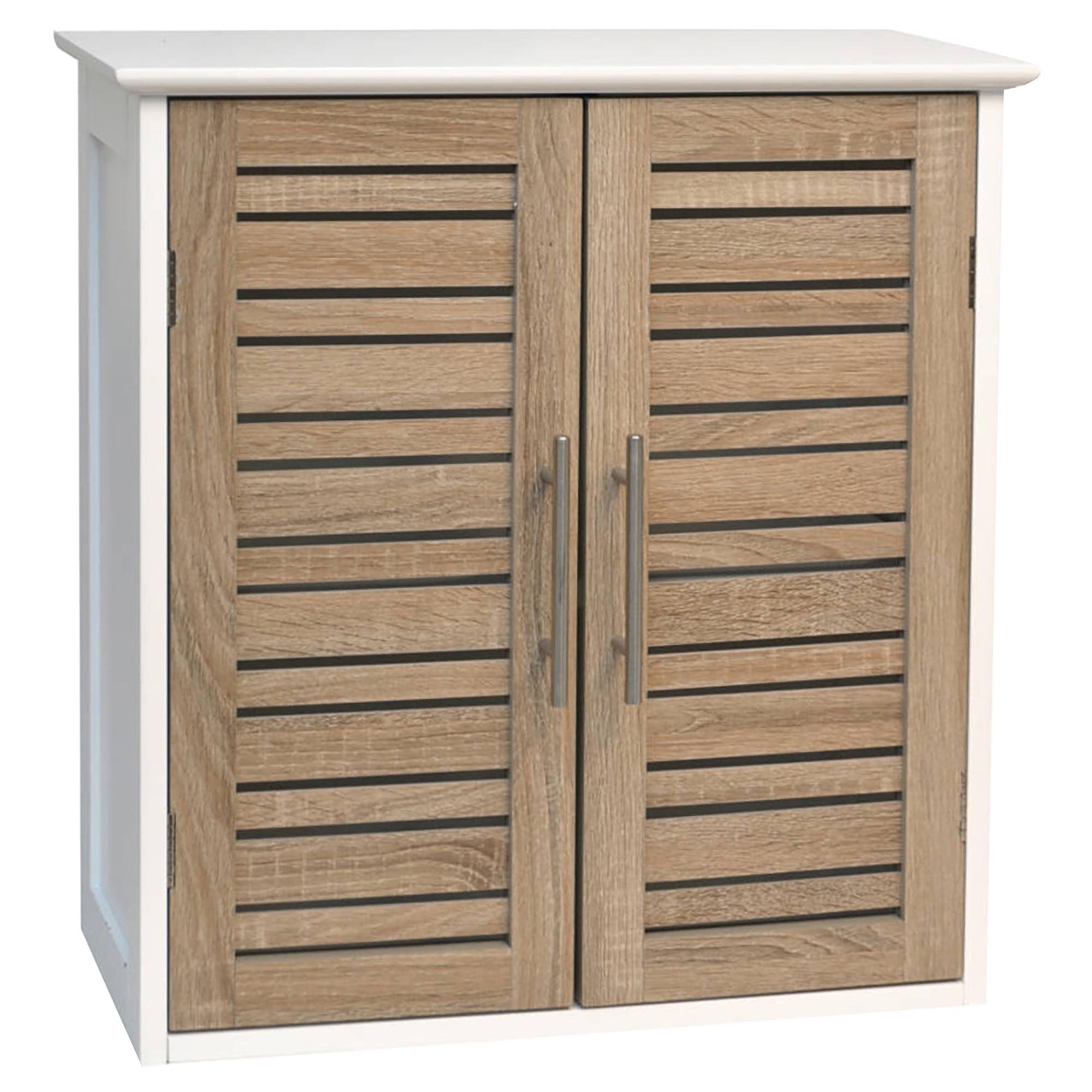 Stockholm Oak-Colored Wall Mounted Bathroom Cabinet